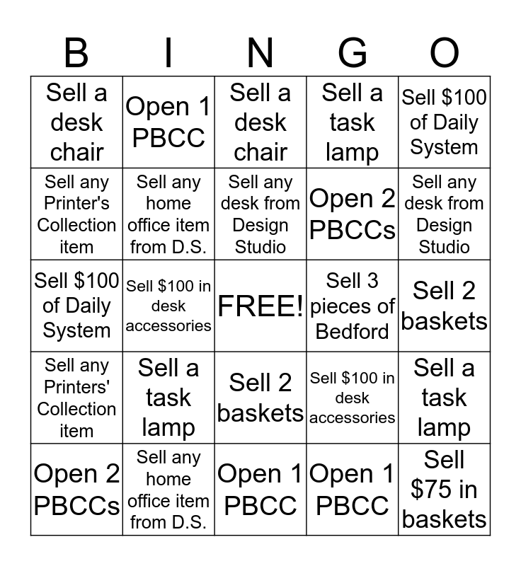 office bingo card generator