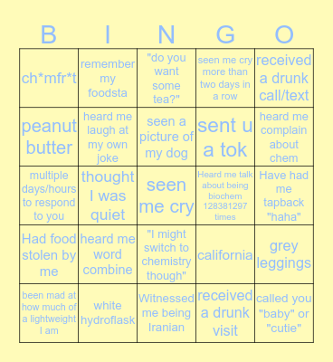 ikkin bingo Card