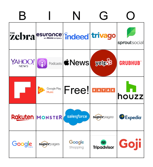 Data Aggregator Bingo Card