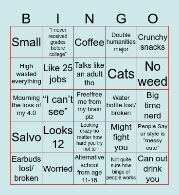 Lyla bingo Card