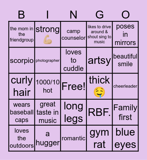 KATERINA Bingo Card