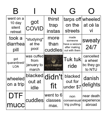 Singapore Exchange Bingo Card