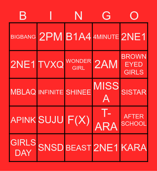 ENA96SANA Bingo Card
