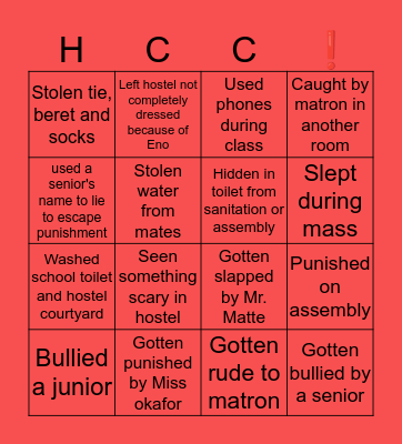 Bingo Edition Bingo Card