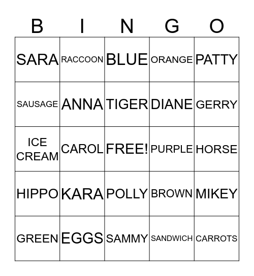 THE MEANEST  BIRTHDAY GIRL Bingo Card