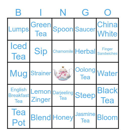 QUARANTEA PARTY Bingo Card