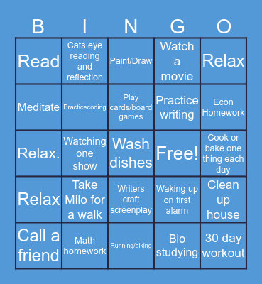 Sanjna Puri Bingo Card