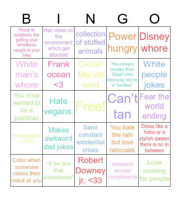 ARE YOU ANUSHKA??? Bingo Card