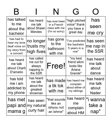 BRYANASSSS Bingo Card