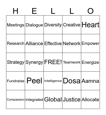 UWPR Bingo Challenge! Bingo Card