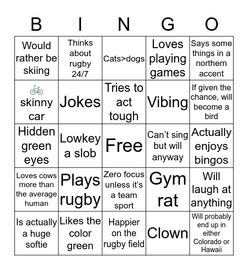 EMMYE Bingo Card