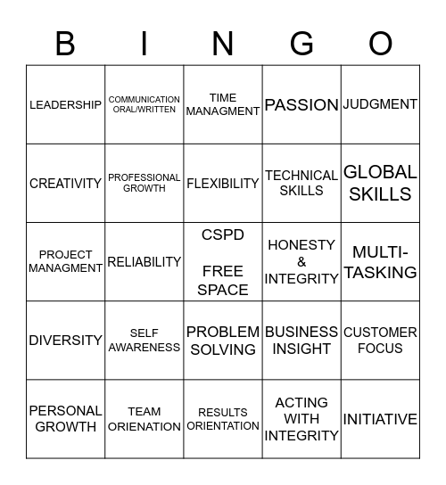 "B  E  I " N G O Bingo Card