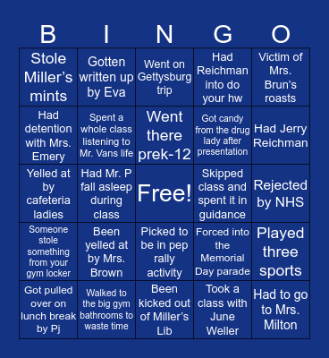 WCS Bingo Card