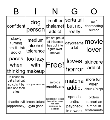 Shivani :p Bingo Card