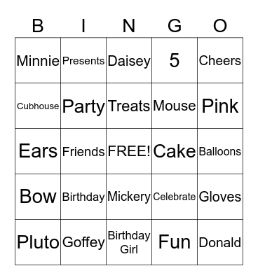 HAPPY BIRTHDAY SHYLA! Bingo Card
