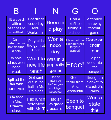 CORN BIBLE BINGO Card