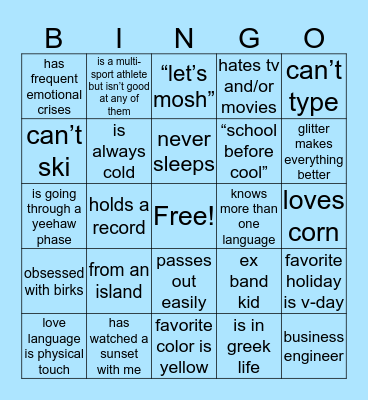 c0rnl0rd’s bingo Card