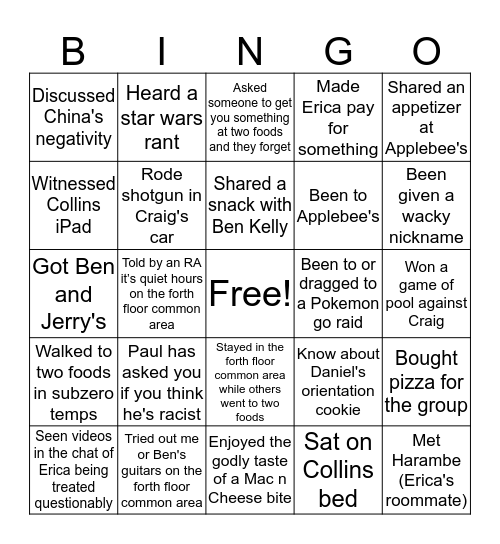 Obama II Bingo II Bingo Card