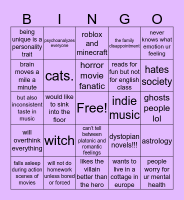 kieran is a whore Bingo Card