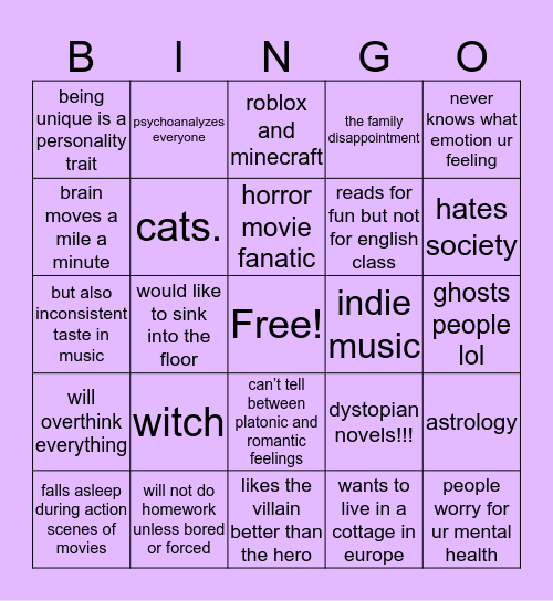 kieran is a whore Bingo Card