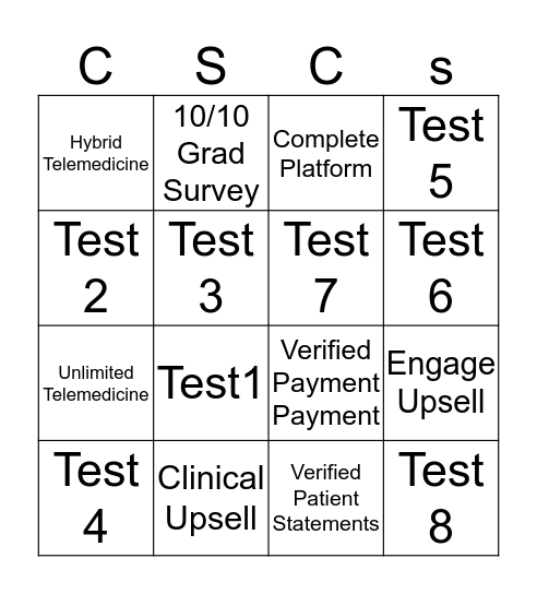 Easter Egg Hunt Bingo Card