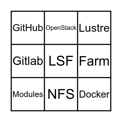 Bioinformatics Buzzword BINGO Card