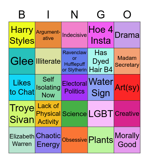 Are We Even Friends? Bingo Card