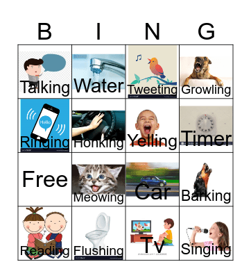 Listening Bingo Card