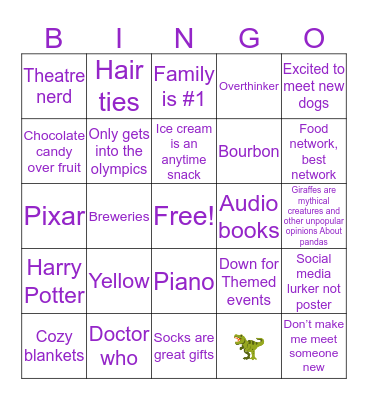 Like Becky Bingo Card