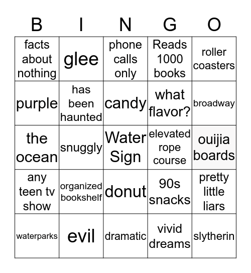 friendship💕 Bingo Card