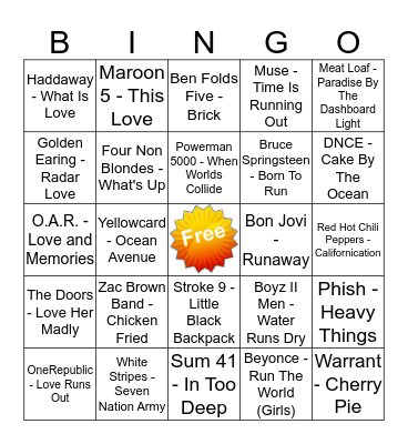 Game Of Tones 4/6/20 #1 Bingo Card