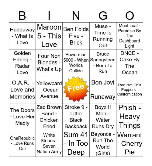 Game Of Tones 4/6/20 #1 Bingo Card