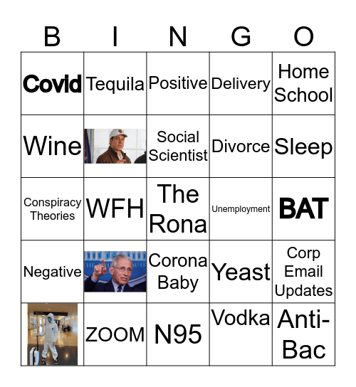 NY Quarantingo Bingo Card