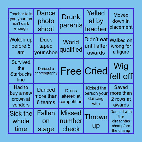 OIREACHTAS BINGO Card