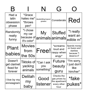 Peggy.kae Bingo Card