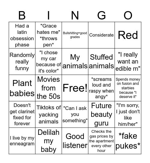 Peggy.kae Bingo Card