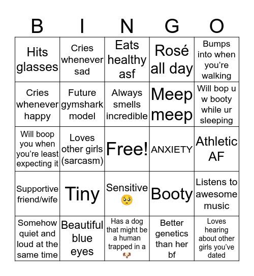 Haley Bingo Card