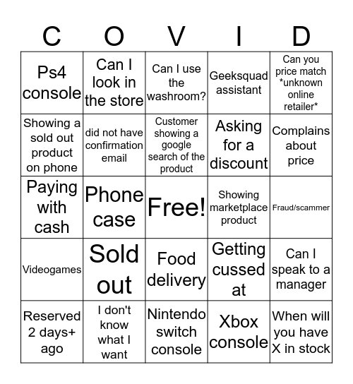 973 bingo Card