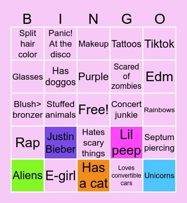 BROOKE’S BINGO Card