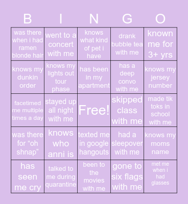 ¡kaltra’s bingo! Bingo Card