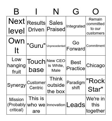 Please Welcome Simon 2.0 Bingo Card