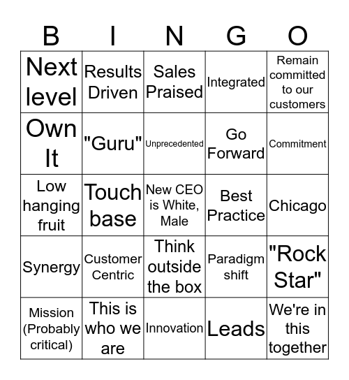 Please Welcome Simon 2.0 Bingo Card