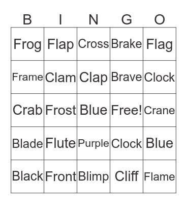 Unit 1 and 2 Review Bingo Card