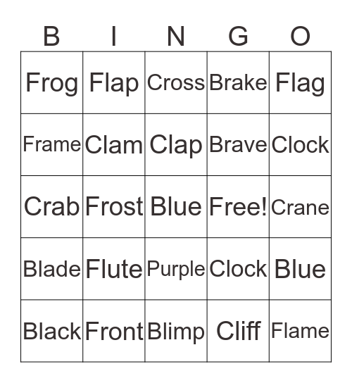 Unit 1 and 2 Review Bingo Card