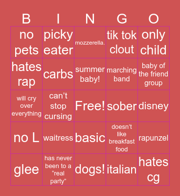 Carmela Bingo 🥵 Bingo Card
