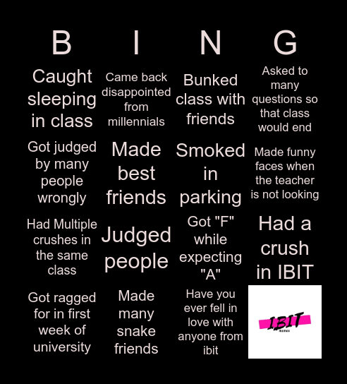 IBIT MEMES Presents Bingo Card