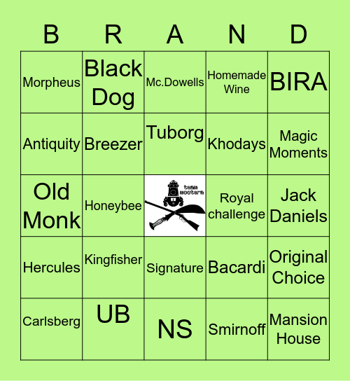 Name your favourite Brands and tag your friends Bingo Card
