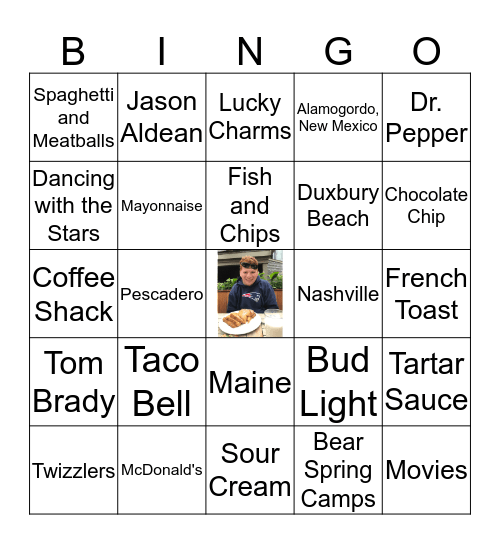 Jason Bingo Card