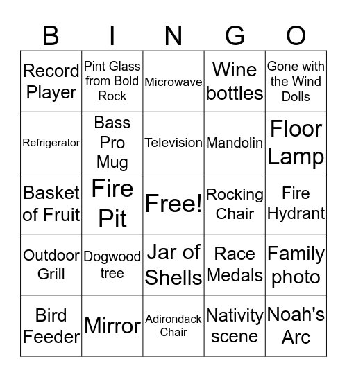 Walking Bingo-Audrey Bingo Card