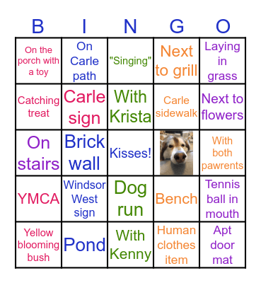 Kenny's Birthday Bandit Bingo! Bingo Card